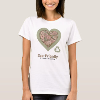 Öko- und herzfreundliche Liebe T-Shirt