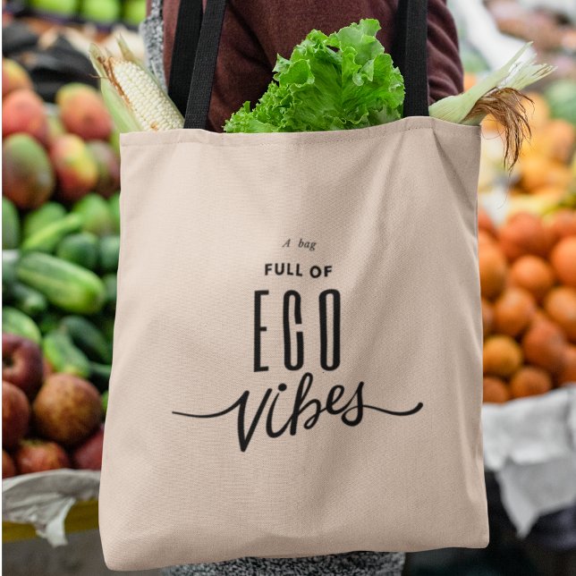 Öko Vibes Ökologisch Denke ökologisch Lebensmittel Tragetasche (Shop now and carry a bag full of eco vibes with every step!)