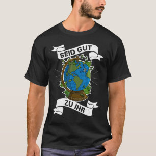 Ökologe Umweltschutz Tiere Pflanzen T-Shirt