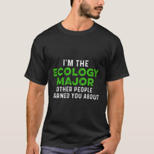 Ökologie als große Öko rettet die Umwelt T-Shirt