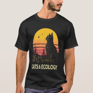 Ökologie der Katzen Naturschutz T-Shirt