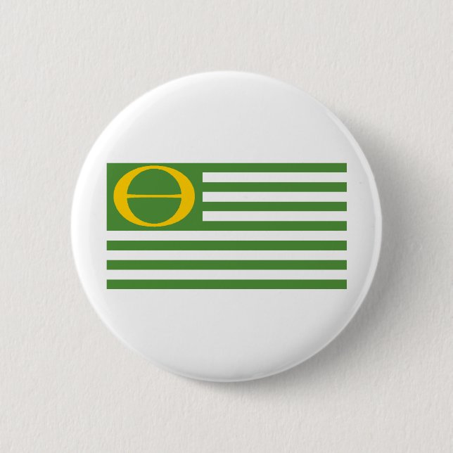 Ökologie-Flagge Button (Vorderseite)