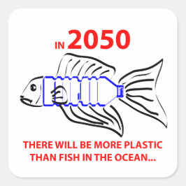 Ökologie Quadratischer Aufkleber