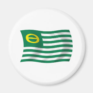 Ökologiebewegung Flagge Magnet