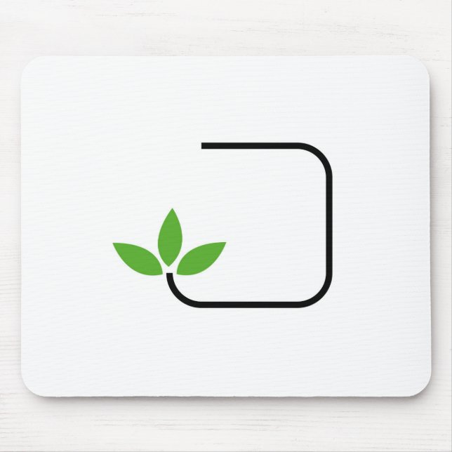 Ökologische Grafik Mousepad (Vorne)