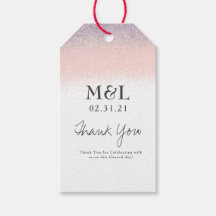 Ökologische Hochzeit Ombre Glitzer Lila Rosa