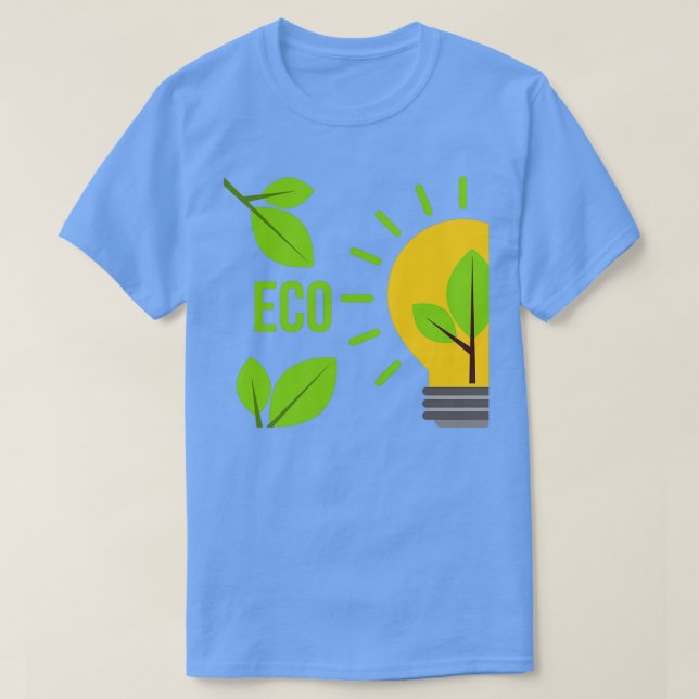 Ökologischer Ökostrom T-Shirt (Design vorne)