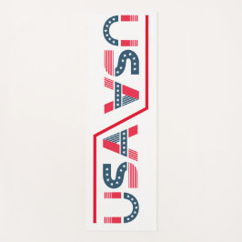 Ökologischer, stylischer Designhintergrund Yogamatte