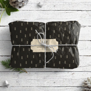 Ökologisches Logo für Handmade-Branding Seidenpapier