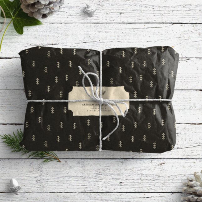 Ökologisches Logo für Handmade-Branding Seidenpapier (Von Creator hochgeladen)