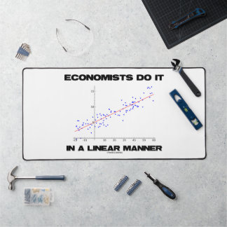 Ökonomen tun dies in einer linearen Regression Schreibtischunterlage