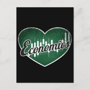 Ökonomische Retro-Herz-Blackboard-Liebe Postkarte