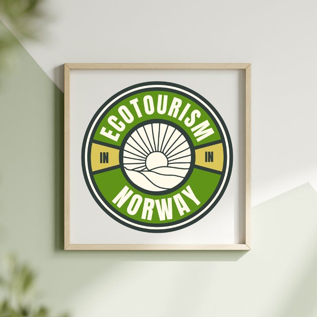 Ökotourismus Norwegen Skandinavien Langsame Reise Poster (Von Creator hochgeladen)