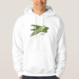 Okra-Cartoon-Abbildung Hoodie