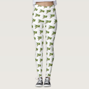 Okra-Cartoon-Abbildung Leggings