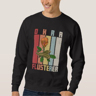 Okra Gemüsesorten Marshmallow Vegan Vegetarisches Sweatshirt
