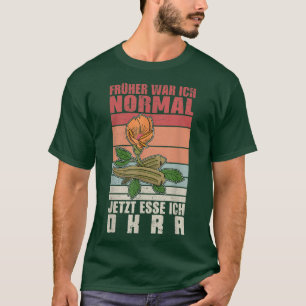 Okra Gemüsesorten Marshmallow Vegan Vegetarisches T-Shirt
