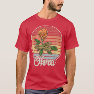 Okra Gemüsesorten Marshmallow Vegan Vegetarisches T-Shirt