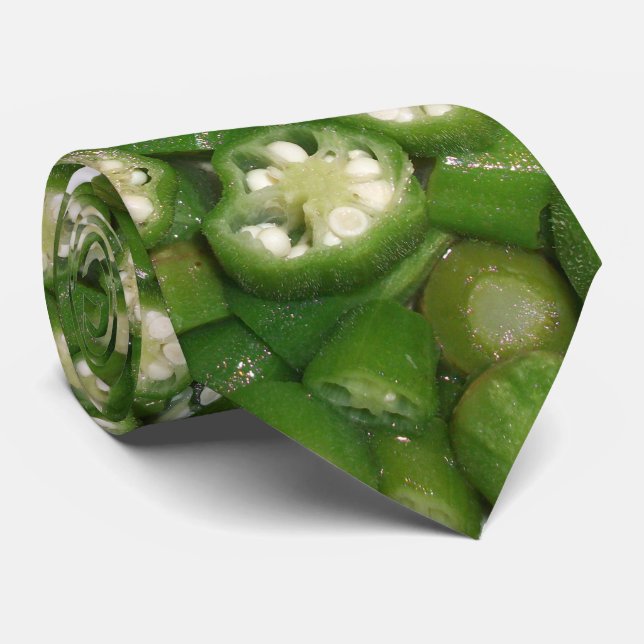 Okra-Krawatte Krawatte (Gerollt)