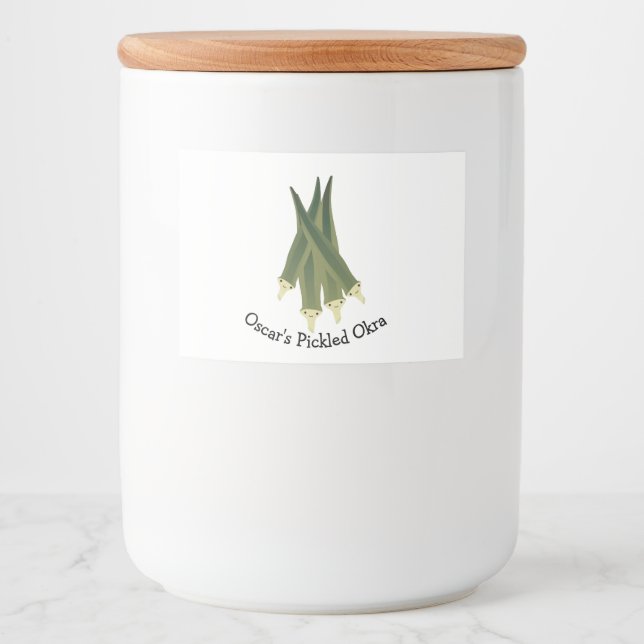 Okra Lebensmitteletikett (Vorderseite)