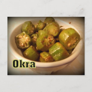 Okra Postkarte