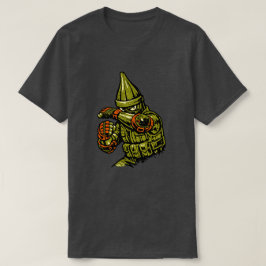 Okra Street Defender — Vintage Retro Verteidigungs T-Shirt