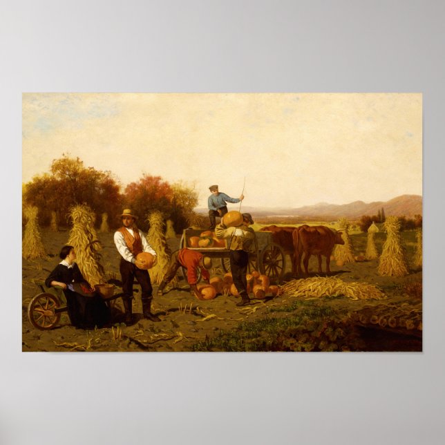 Oktober (1867) John Whetten Ehninger Poster (Vorne)