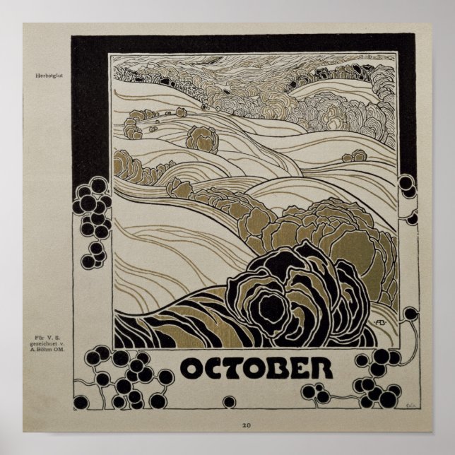 Oktober 1901 poster (Vorne)