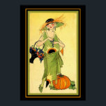 Oktober 1922 Art Deco Print 13x19 Poster<br><div class="desc">Niedlich,  Art Deco Magazine Cover ca. Oktober 1922. 13x19</div>