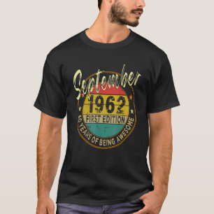 Oktober 1962 Vintag 60 Jahre für Vater Oma Gran T-Shirt