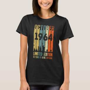 Oktober 1964 58 Geburtstag 58 Jahre alt 1964 Gebur T-Shirt