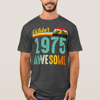 Oktober 1975 Geburtstagsgeschenk Shirt Vintag 1. O