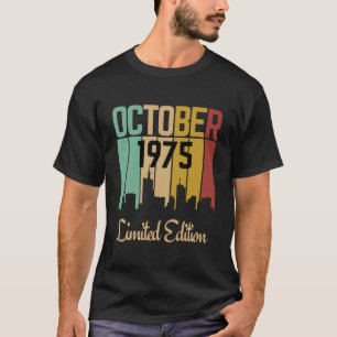 Oktober 1975 limitierte Ausgabe T-Shirt