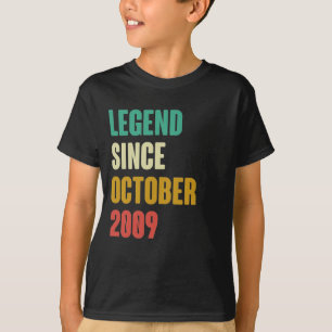 Oktober 2009 13. Geburtstag 13 Jahre altes Tagesge T-Shirt