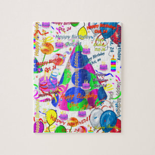 Oktober, 24. Geburtstag des Jigsaw Puzzle