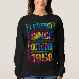 Oktober 64 Jahre alt Seit 1958 64. Geburtstag Kraw Sweatshirt