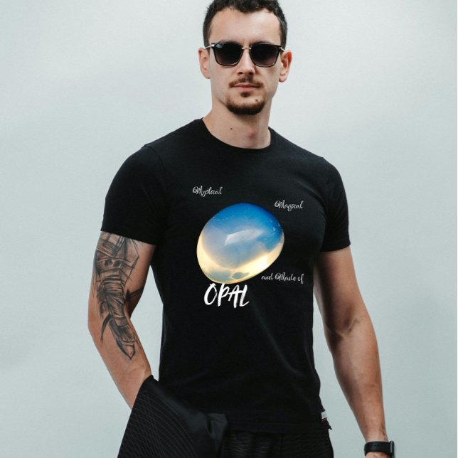 Oktober Birthday Opal T-Shirt (Von Creator hochgeladen)