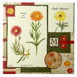 Oktober-Blume Fliese