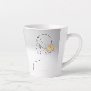 Oktober Blume und Birthstone, schöne Schlangen Milchtasse