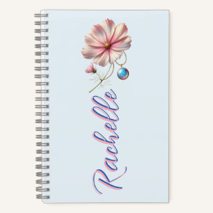 Oktober-Blüte & Edelstein-Muse – Personalisierte G Notizbuch