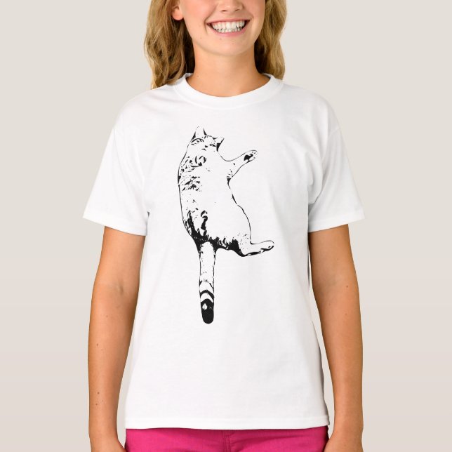 Oktober Cat Attitude T-Shirt (Vorderseite)