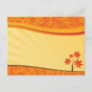 Oktober Delight Postkarte