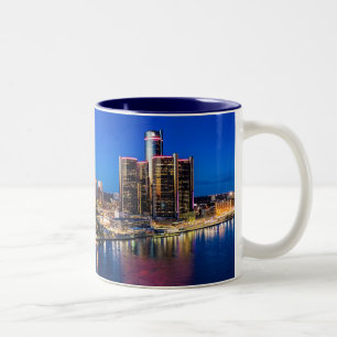 Oktober Detroit Skyline Tasse