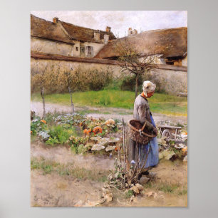 Oktober Die Kürbisse Carl Larsson Poster