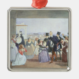 Oktober-Feier in Rom, 1842 Ornament Aus Metall