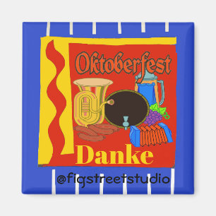 Oktober Fest, Danke, Edit Text Magnet