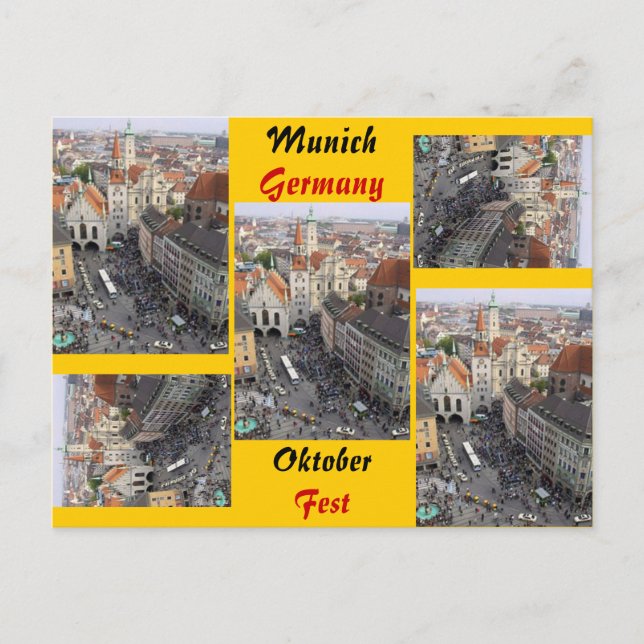 Oktober Fest, Postkarte (Vorderseite)