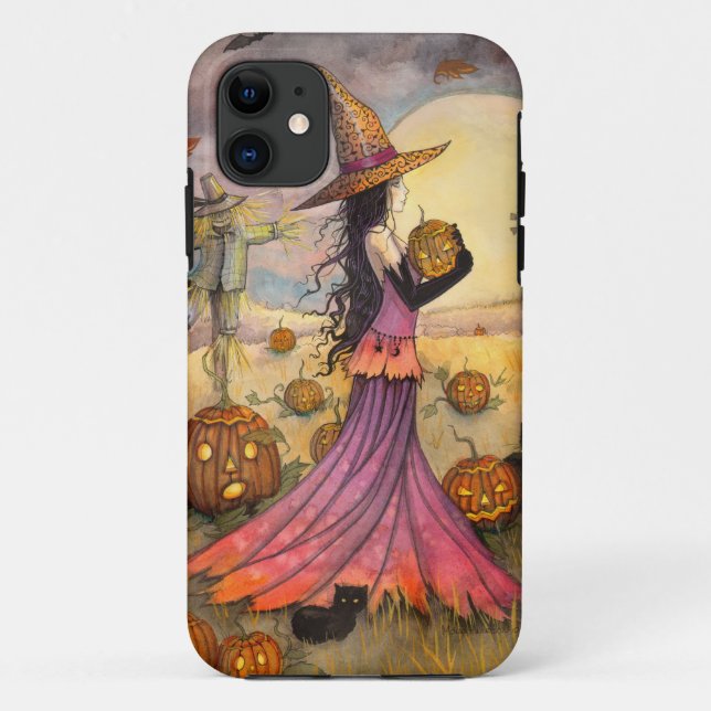 Oktober Fields Halloween Hexe iPhone 5 Abdeckung Case-Mate iPhone Hülle (Rückseite)