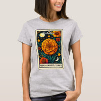 Oktober Geburtsmonat Blume Marigold T - Shirt