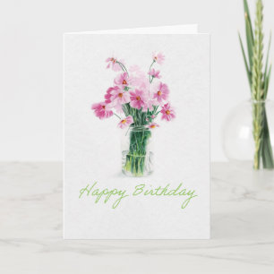 Oktober Geburtstag Blume Geburtstag L Karte